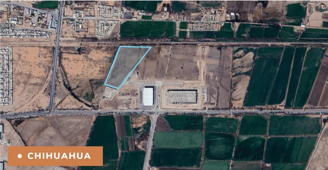 Lote disponible · Parque Industrial American Industries Chihuahua — foto